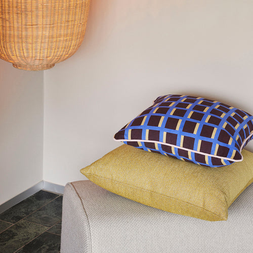 Hübsch kussen Poppy - polyester - 60x60cm