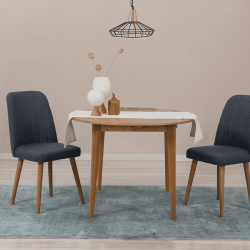 CALICOSY - Uitschuifbare tafel VINA - 100x100x75 cm