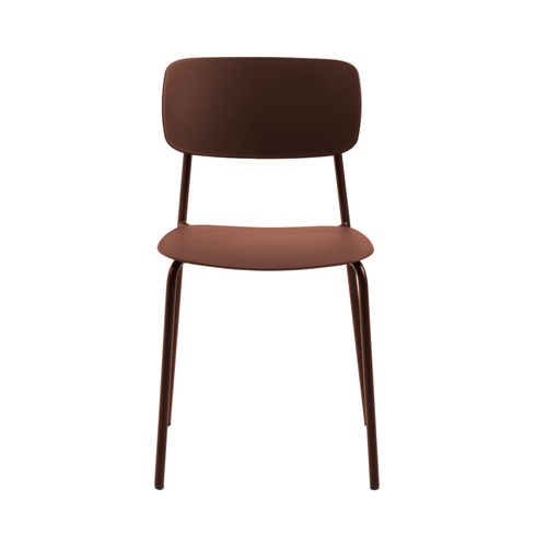 Rebellenclub Eetkamerstoel Strom - Set van 4 - Terracotta - vtwonen shop