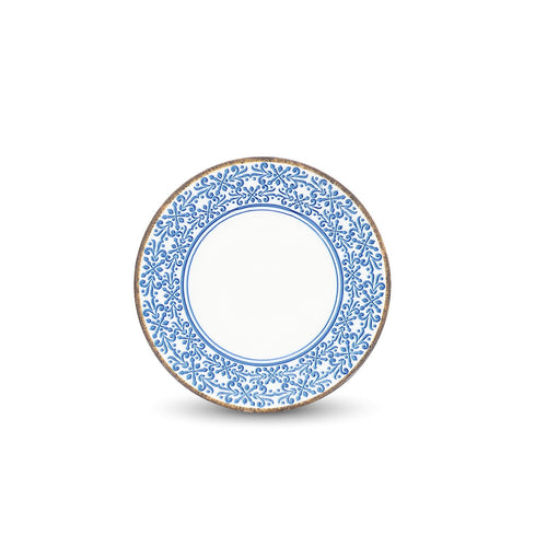 Bonbistro - Plat bord 21cm blauw Azul - Set van 6