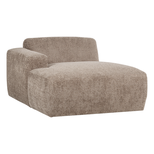 WOOOD chaise longue bank links Mojo Base - Wollig - D.zand - 74x112x162