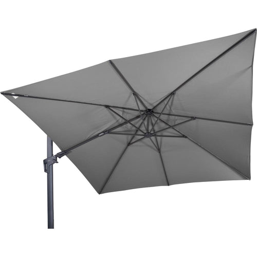 Lesli Living push-up parasol VirgoFlex - grijs - 300x300cm