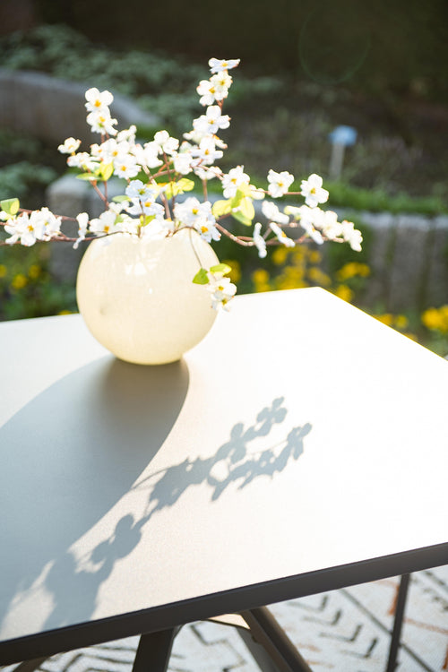 4-persoons tuinset - 4 Dido stoelen zwart - Rimini tafel - vtwonen shop