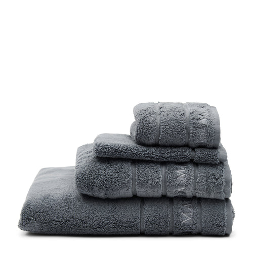 Rivièra Maison RM Hotel Towel anthracite 140x70 - Katoen - Antraciet - vtwonen shop