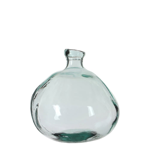 Mica Decorations Organic Vaas - H33 x Ø33 cm - Transparant