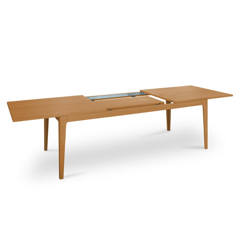 Furnhouse uitschuifbare eettafel Kerteminde - Natuurlijk eikenhout - 220/320x100 cm