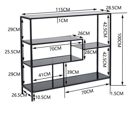 Kare Design Bookshelf Loft 100x115cm beige