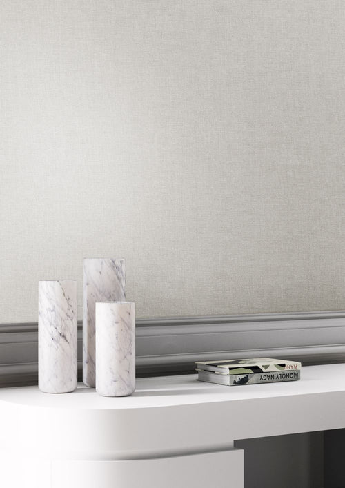 Masureel behang effen grijs - 70 cm x 10.05 m - 630512