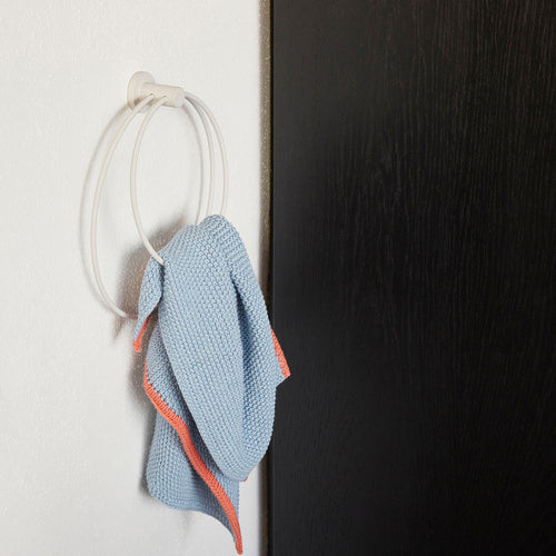 Hübsch handdoekhouder Loop - ijzer - 26x23cm - vtwonen shop