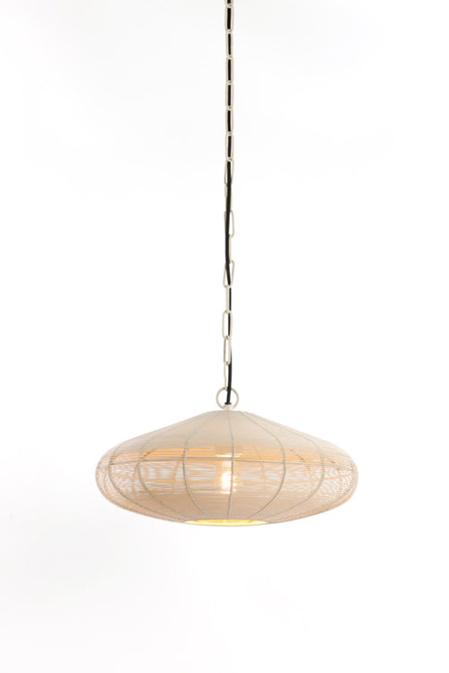 Light & Living hanglamp BAHOTO - wit - Ø40x18cm - vtwonen shop