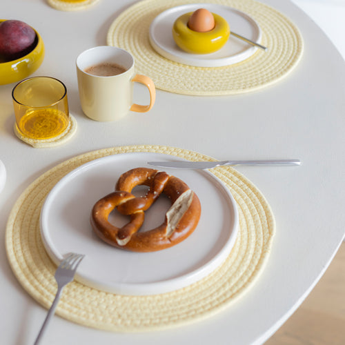 Ona - Plat bord 26cm beige Billie - Set van 2