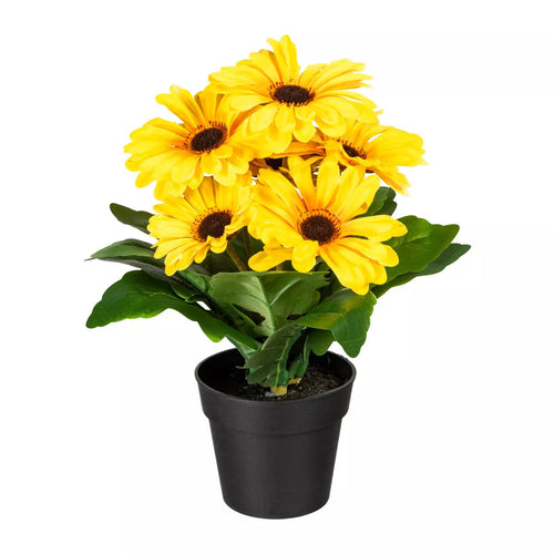 Flourify - kunstplant - Gerbera bos - 27 cm - bundel van 2 - vtwonen shop