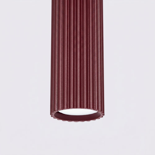 Sollux Lighting Hanglamp KARBON 1 bordeaux - 8x8x118cm