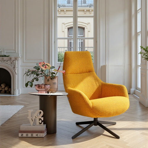 Kare Design Draaifauteuil Mimi geel - vtwonen shop