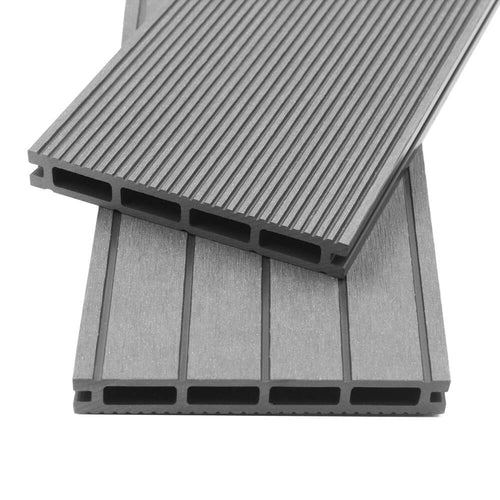 Home Deluxe - WPC-terras complete set (incl. onderstructuur) SAMANA | Kleur: Lichtgrijs, Afmeting: 10 m² - vtwonen shop