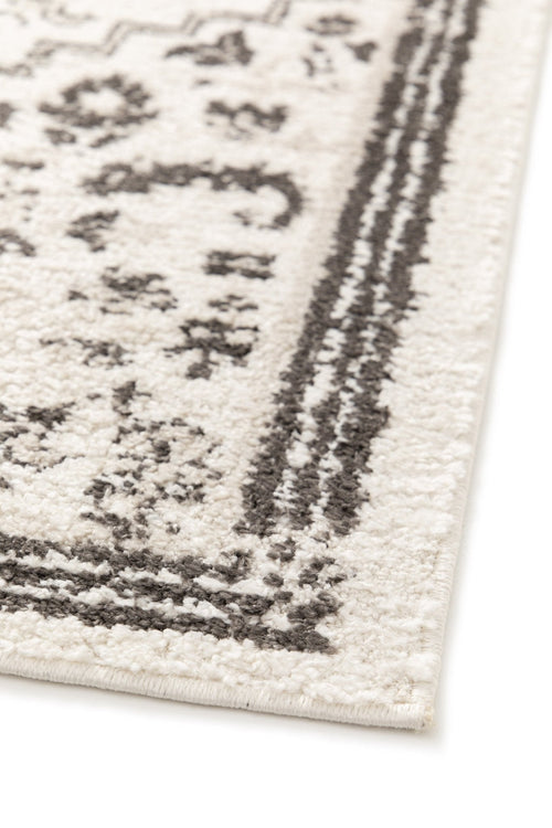 AFK Living vloerkleed Esma - reliëfeffect - grijs - 200 x 290 cm - vtwonen shop