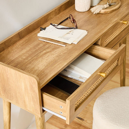 Calicosy - PALMO Design haltafel - Licht hout - 35x100x85,2 cm
