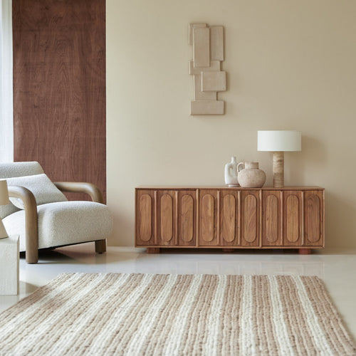 Tikamoon Tv-meubel van massief acacia 145 cm - Naturel - vtwonen shop