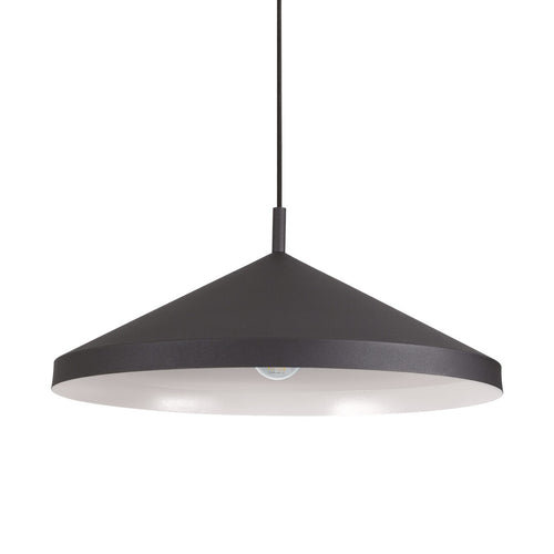 Ideal Lux YURTA Dome Hanglamp Plafondlamp Zwart 50cm