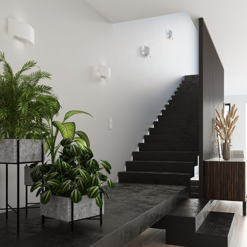 Sollux Lighting Wandlamp MAGNUS wit - 34x8x14cm