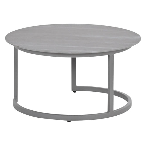 Garden Impressions Loungetafel Monte carlo Ø80xH40 cm - taupe