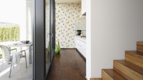 A.S. Création behang betonlook gebroken wit - 53 cm x 10.05 m - AS-309129