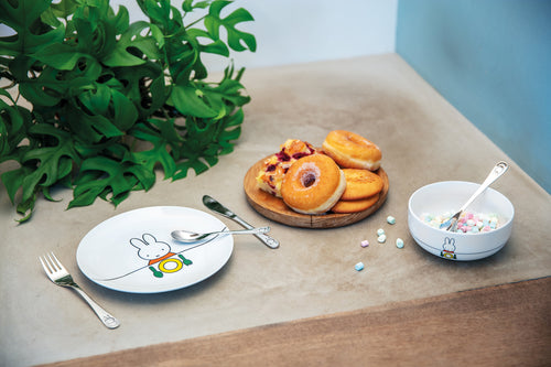 Zilverstad - Kinderservies Nijntje - 6 delig - Porselein/RVS - vtwonen shop