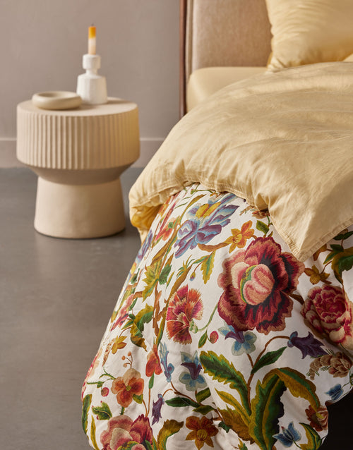 Essenza Roselina dekbedovertrek - Lits-Jumeaux XL – 260x200/220 cm - Vanille