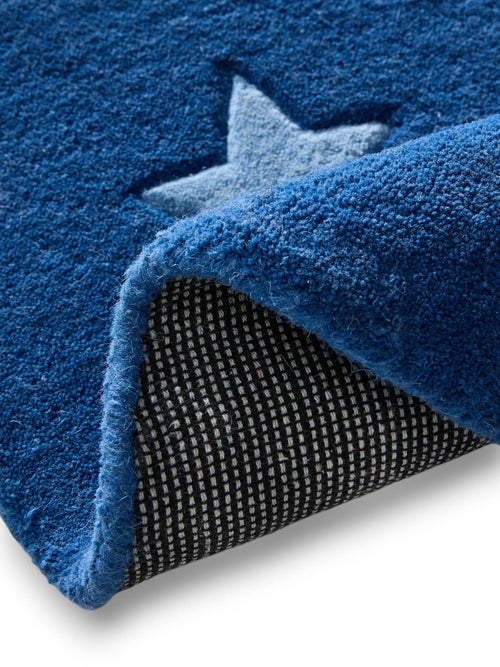 benuta kindervloerkleed Alex - blauw - ø 120 cm
