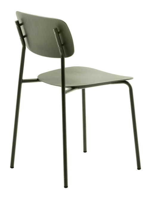 Rebellenclub Eetkamerstoel Strom - Set van 4 - Groen - vtwonen shop