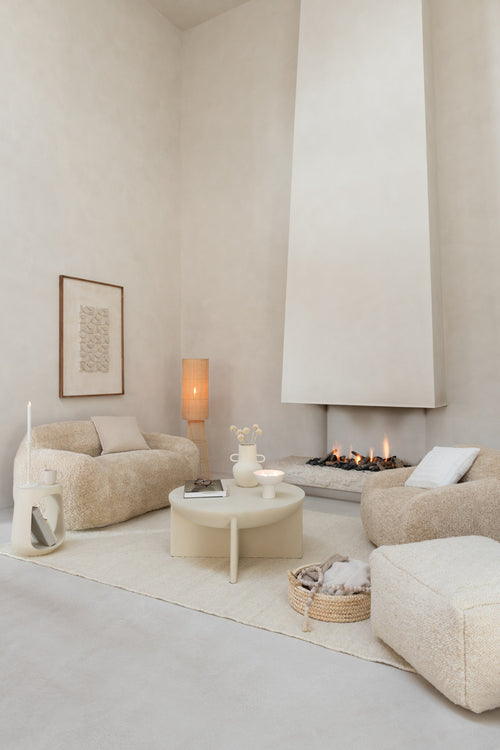 J-Line lamp Room - linnen/bamboe - naturel