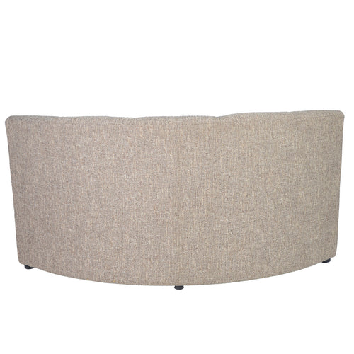 DÉJA Living Eetkamerbank Filo - Rond - Bruin - 170 cm - Met Rugleuning
