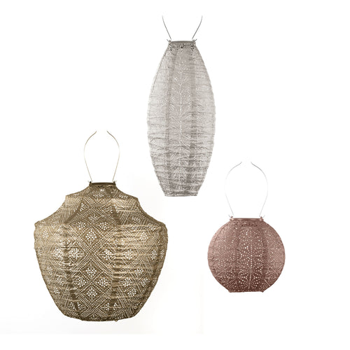 Lumiz Tuinlamp op zonne energie - Solar Lampion - Koh Phi Phi Set - 3 stuks