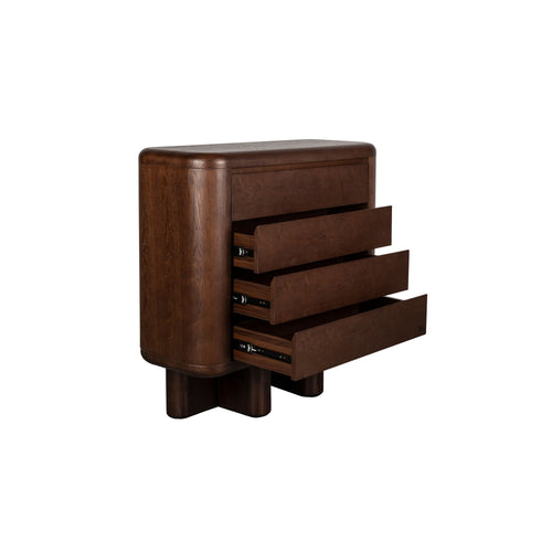 Dutchbone Herman Ladekast/ Opbergkast Hout Walnoot kleur Bruin