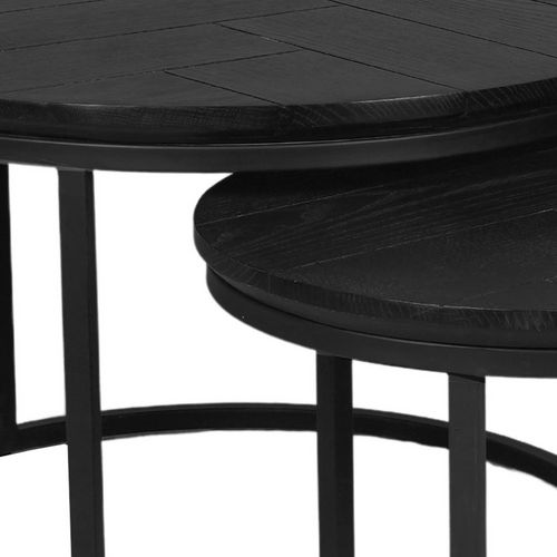 Starfurn  salontafel Otik - zwart - 70x70x45cm