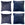 Dutch Decor - KUSSENSET - 4-delig - Soft Elegance - 45x45 cm - inclusief binnenkussens - blauw