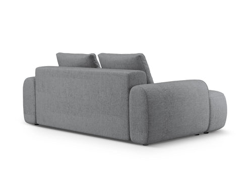 Cosmopolitan Design Bank Linz 3-zits, structurele stof grijs - 100x200x84cm