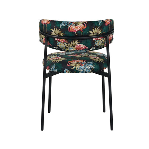 LABEL51 Eetkamerstoel Ferry - Multi Velvet - Zithoogte 48cm