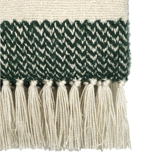 Malagoon plaid Berber - korrelig groen - 125x150cm