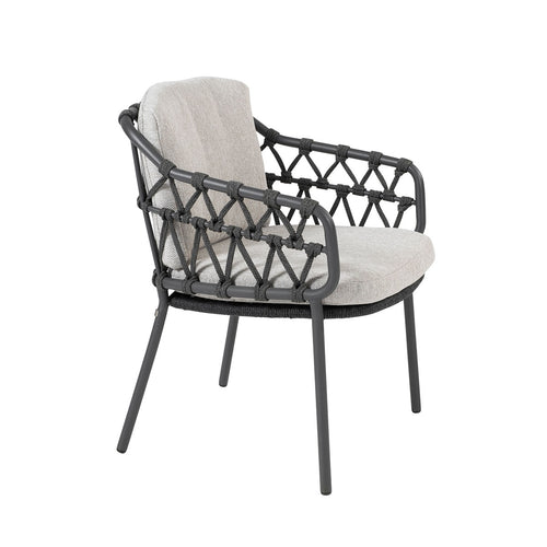 4 Seasons lounge dining stoel Calpi antraciet