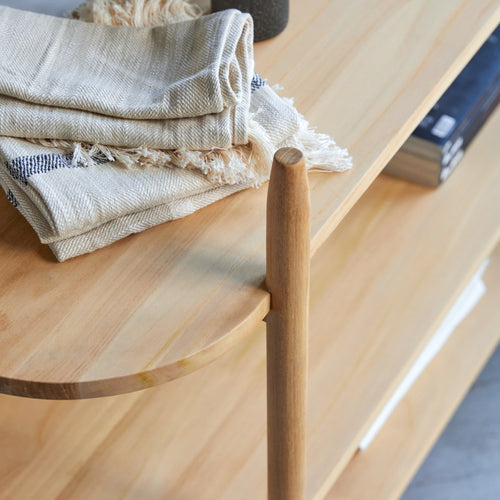 Tikamoon Massief teakhouten bijzettafel - Naturel - vtwonen shop