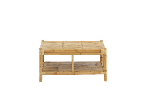 Rebellenclub Tuin Salontafel Hydra - 90 x 90cm - Naturel Bamboe