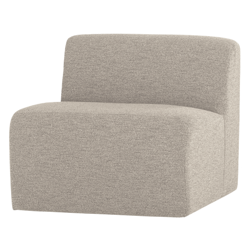 WOOOD 1-zits bank Mojo Base - Bouclé - Beige Melange - 74x84x97