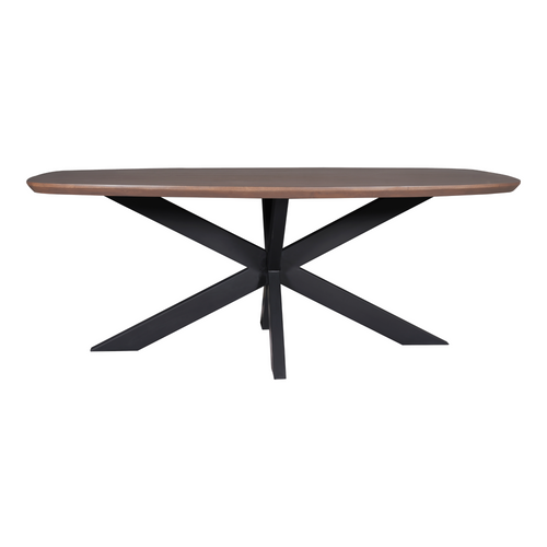 Starfurn  eettafel Madison - zwart - 90x160x76cm