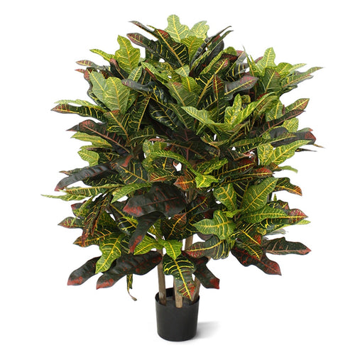 Maxifleur Croton deluxe XL kunstplant 90cm
