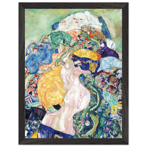 Artfulprints Poster met Lijst Gustav Klimt - Infant   - 30x40 cm - Meerkleurig
