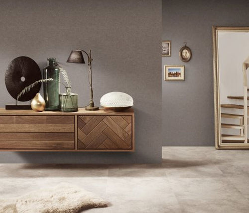 Erismann behang effen bruin - 53 cm x 10.05 m - 662430 - vtwonen shop