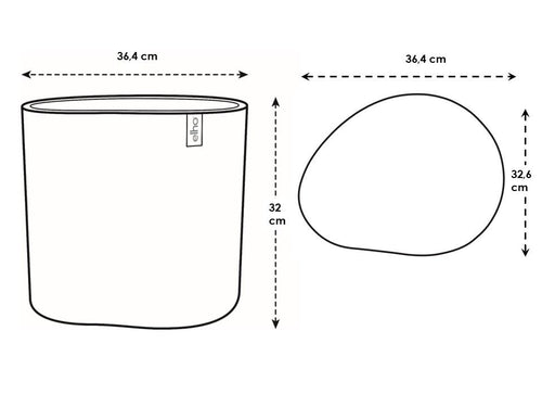 Elho Eden Wit - Ø36cm - vtwonen shop