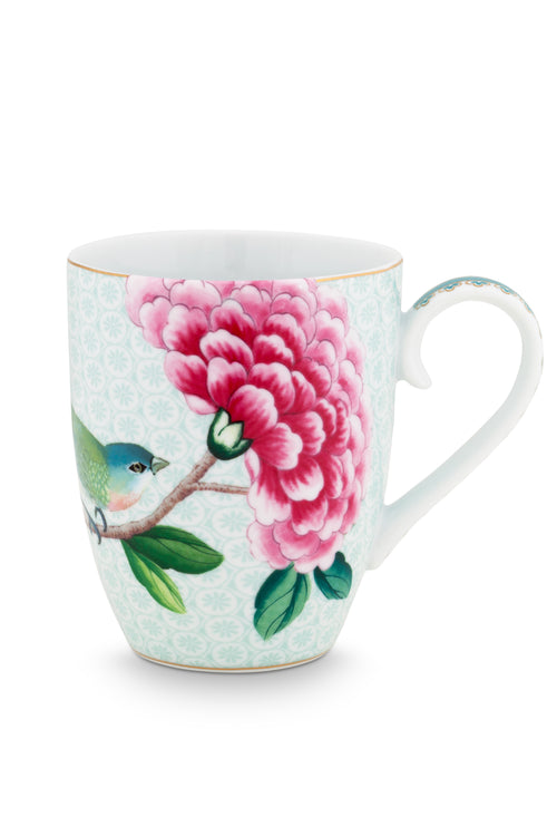 Pip Studio Blushing Birds Mokken - Servies - Set van 4 Kopjes - Wit - 450ml - vtwonen shop
