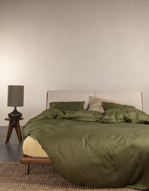 Essenza Coletta dekbedovertrek - Lits-Jumeaux XL – 260x200/220 cm - Mosgroen